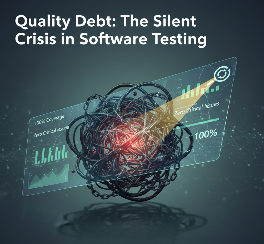Quality Debt in Software Testing